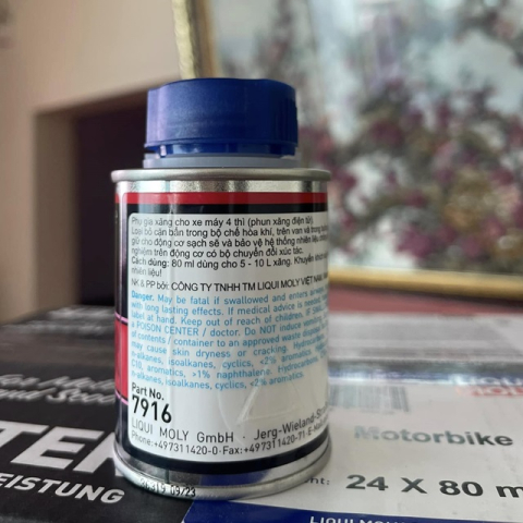 Vệ sinh buồng đốt Liqui Moly 4T Additive Shooter