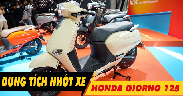 Dung tích nhớt xe Honda Giorno+ 125 bao nhiêu? Nên thay loại nào tốt?