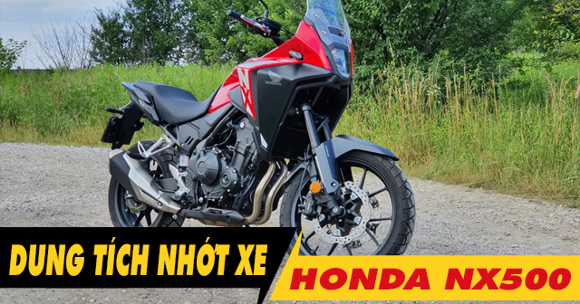 Dung tích nhớt xe Honda NX500 bao nhiêu lít? Nên thay loại nào tốt?