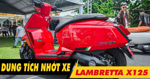 Dung tích nhớt xe Lambretta X125 bao nhiêu lít? Nên thay loại nào tốt?