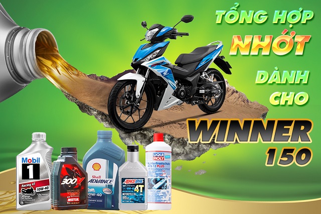 Xe Winner 150 thay nhớt bao nhiêu lít?