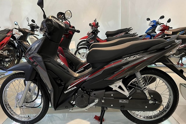 Mua Xe máy Honda Honda Wave RSX 2023  Phanh Cơ  Vành Nan Hoa  Đỏ đen tại  Hệ Thống HEAD Dũng Tiến
